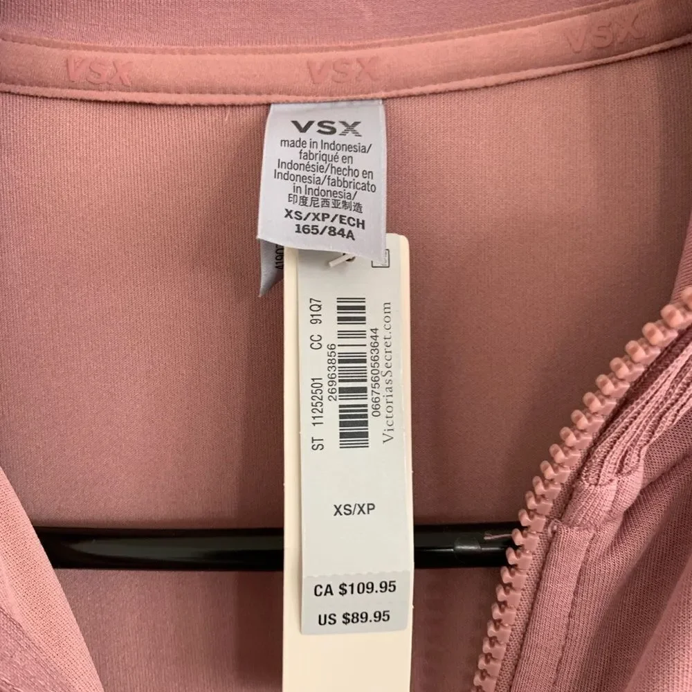 Victoria’s Secret VSX Featherweight Knit Slim Full-Zip Jacket XS - Picture 6 of 13